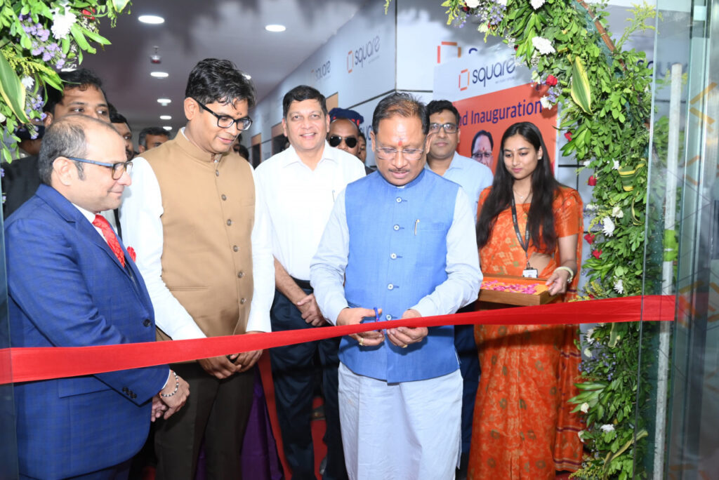 मुख्यमंत्री श्री विष्णु देव साय ने स्क्वायर बिजनेस सर्विसेज को किया ऑफिस स्पेस आबंटित : नवा रायपुर को देश का अगला आईटी हब बनाने की दिशा में बड़ा कदम