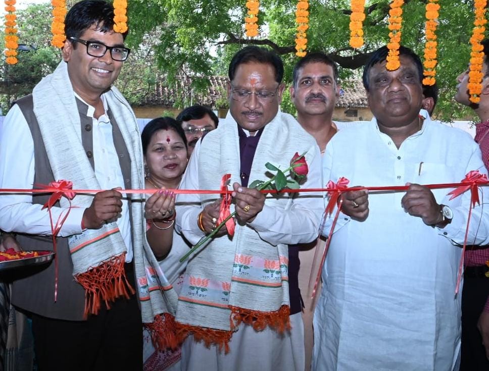 मुख्यमंत्री श्री विष्णुदेव साय ने जांजगीर में नवनिर्मित तहसील कार्यालय भवन का किया लोकार्पण